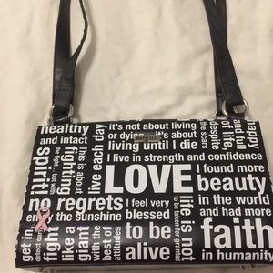 EUC Miche clutch with shoulder straps